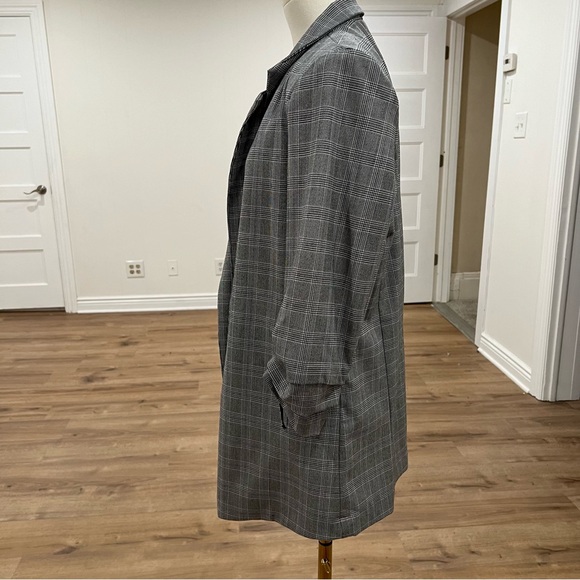 Rachel Zoe Gray Plaid Blazer - Picture 8 of 12
